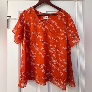 CAbi Orange Blossom Women's Blouse